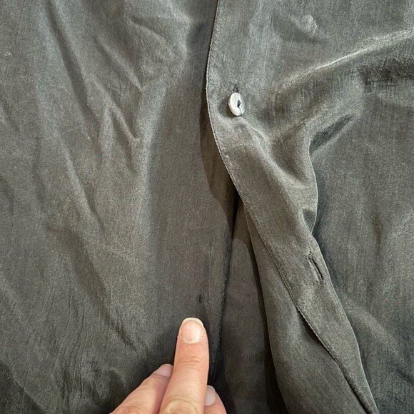 Vintage Creative Edge Silk Button Down Shirt M - Picture 4 of 9